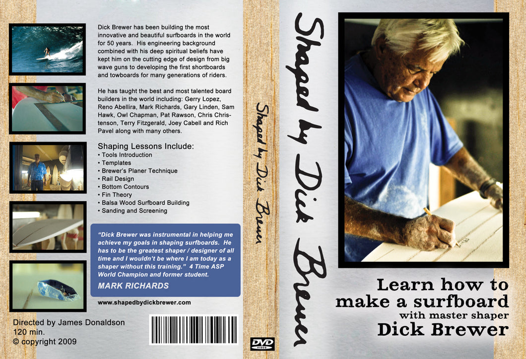 Shaped by Dick Brewer DVD